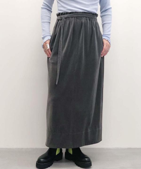 velour pencil skirt
