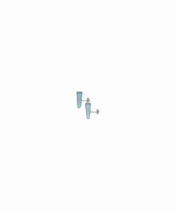 HOTOLI Earrings Horn Blue