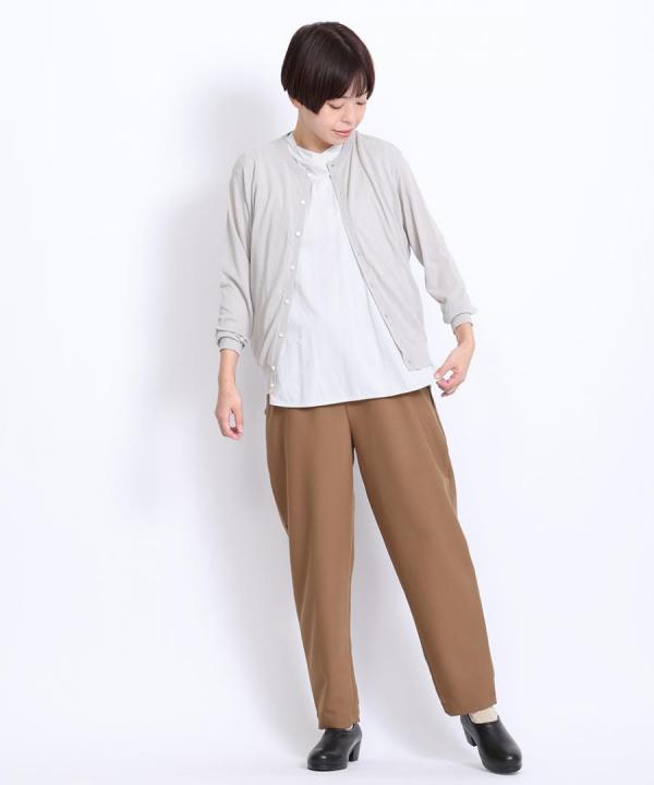 newストレッチツイル　スリムテーパードパンツ