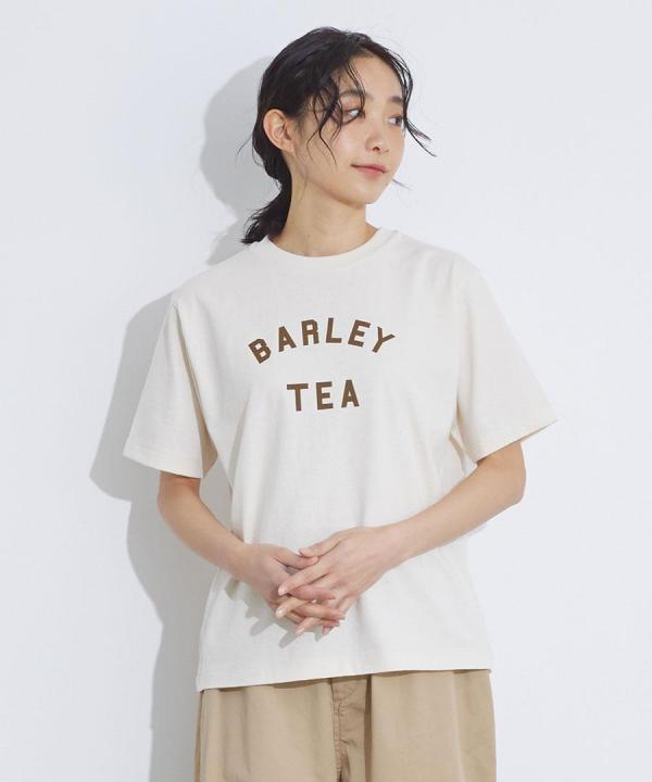 ドライコットン天竺 ロゴT(BARLEY TEA)
