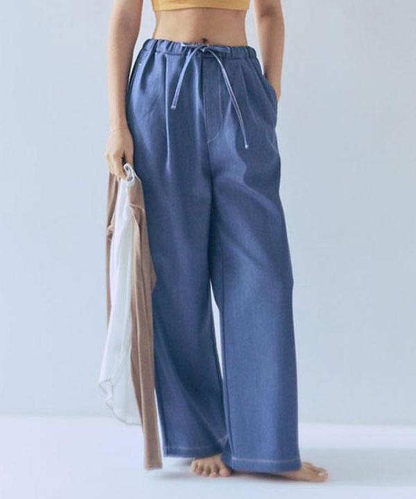light strech denim　ステッチパンツ