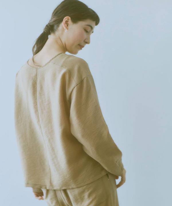 ripple silk mix　ロングスリーブ