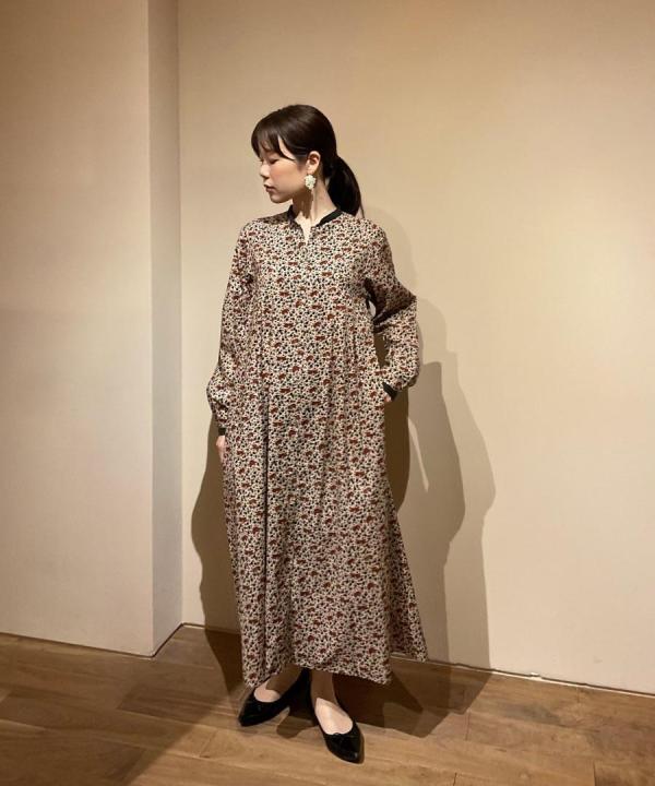 ログシャツドレス