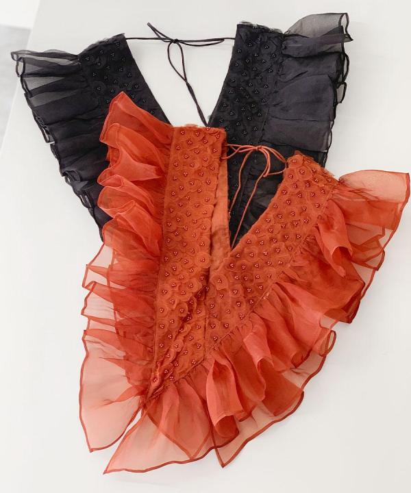 Flower Ruffle Collar