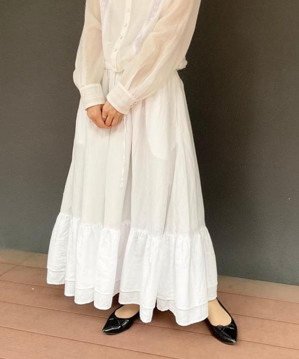 DOUBLE GAUZE CLASSICAL SKIRT