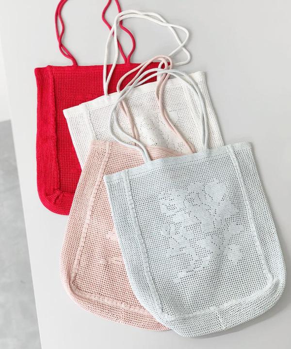 ROSE CROCHET BAG　/TB