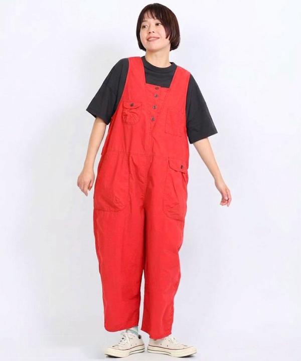 タイプライター　サロペット