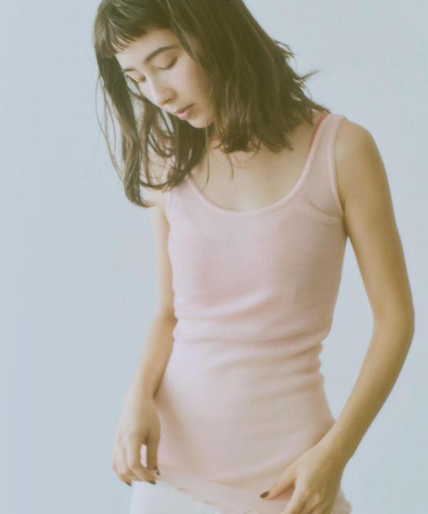 merino washable wool タンクトップ