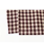 Check Linen Cotton Trousers