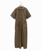 Wide Leg Cotton Poplin Jumpsuit