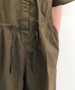 Wide Leg Cotton Poplin Jumpsuit