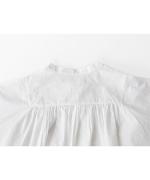 Embroidered Cotton Voile Shirt