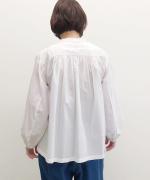 Embroidered Cotton Voile Shirt