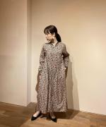 ログシャツドレス