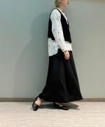 Ribbon flat shoes