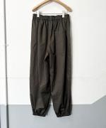 高密度60/1サテン近江晒パラシュートパンツ