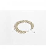 ARABESQUE Earrings HOOP WHT