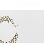 ARABESQUE Earrings HOOP WHT
