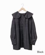 Round Collar Over Blouse