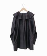 Round Collar Over Blouse