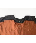 Round Collar Over Blouse