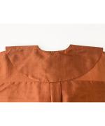 Round Collar Over Blouse