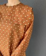 Back Button Sailor Blouse