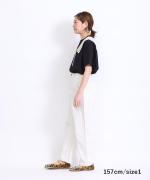 オーガニックルーズデニム　テーパードパンツ