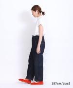オーガニックルーズデニム　テーパードパンツ