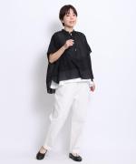 オーガニックルーズデニム　テーパードパンツ