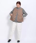 オーガニックルーズデニム　テーパードパンツ