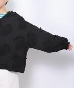 モチーフ刺繍コットンサテン　はおり