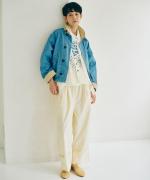 ネップデニム　ジャケット