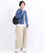 フェード加工ツイル　パンツ