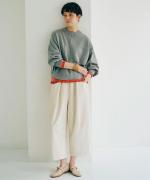 フェード加工ツイル　パンツ