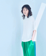 プレミアム天竺　ハイネック半袖Tシャツ