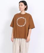 -Organic-フルタンブラー天竺　5分袖プリントTシャツ
