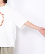 -Organic-フルタンブラー天竺　5分袖プリントTシャツ