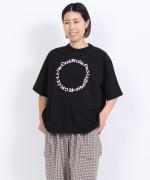 -Organic-フルタンブラー天竺　5分袖プリントTシャツ