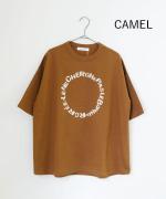 -Organic-フルタンブラー天竺　5分袖プリントTシャツ