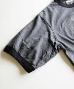 リンガー天竺　5分袖Tシャツ(プリント)