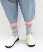 すりがらす ショートソックス
