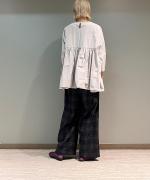 SWITCHING GATHER BLOUSE