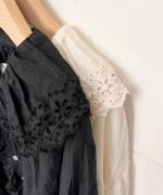 ANTIQUE LACE FRILL BLOUSE