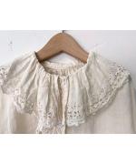 ANTIQUE LACE FRILL BLOUSE