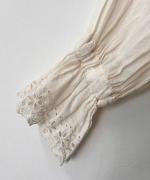 ANTIQUE LACE FRILL BLOUSE