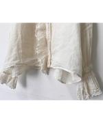 ANTIQUE LACE FRILL BLOUSE