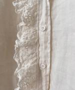 ANTIQUE LACE FRILL BLOUSE