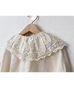 ANTIQUE LACE FRILL BLOUSE
