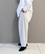 フルダルポリエステル・シャーティング　1タックパンツ